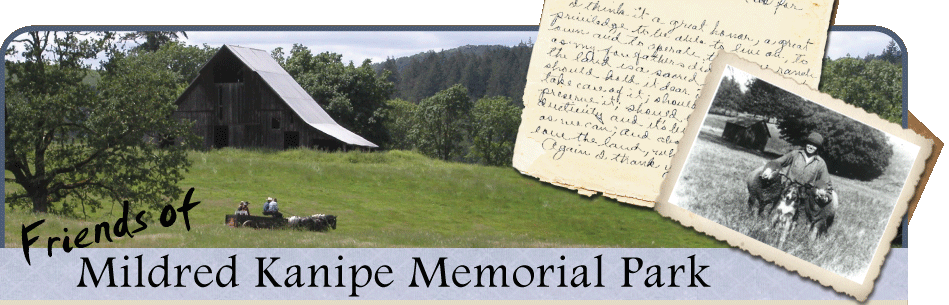 Friends of Mildred Kanipe Memorial Park Home Header